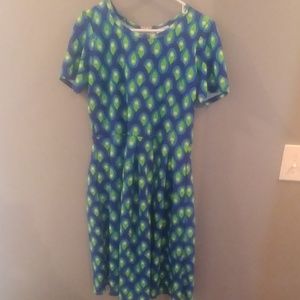 Blue and Green Amelia LuLaRoe L